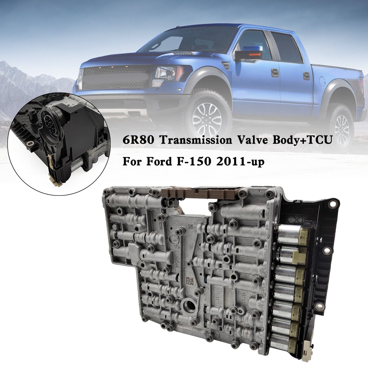 Ford F-150 2011-up 6R80 Trasmissione Corpo valvola + TCU AL3P-7Z490-BA