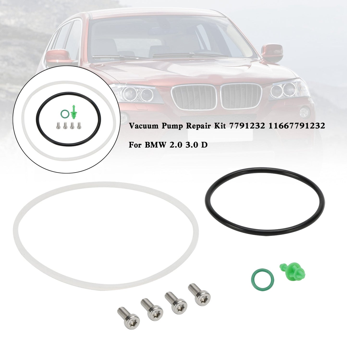 2004-2010 BMW X3 X5 3.0D Kit di riparazione pompa a vuoto 7791232