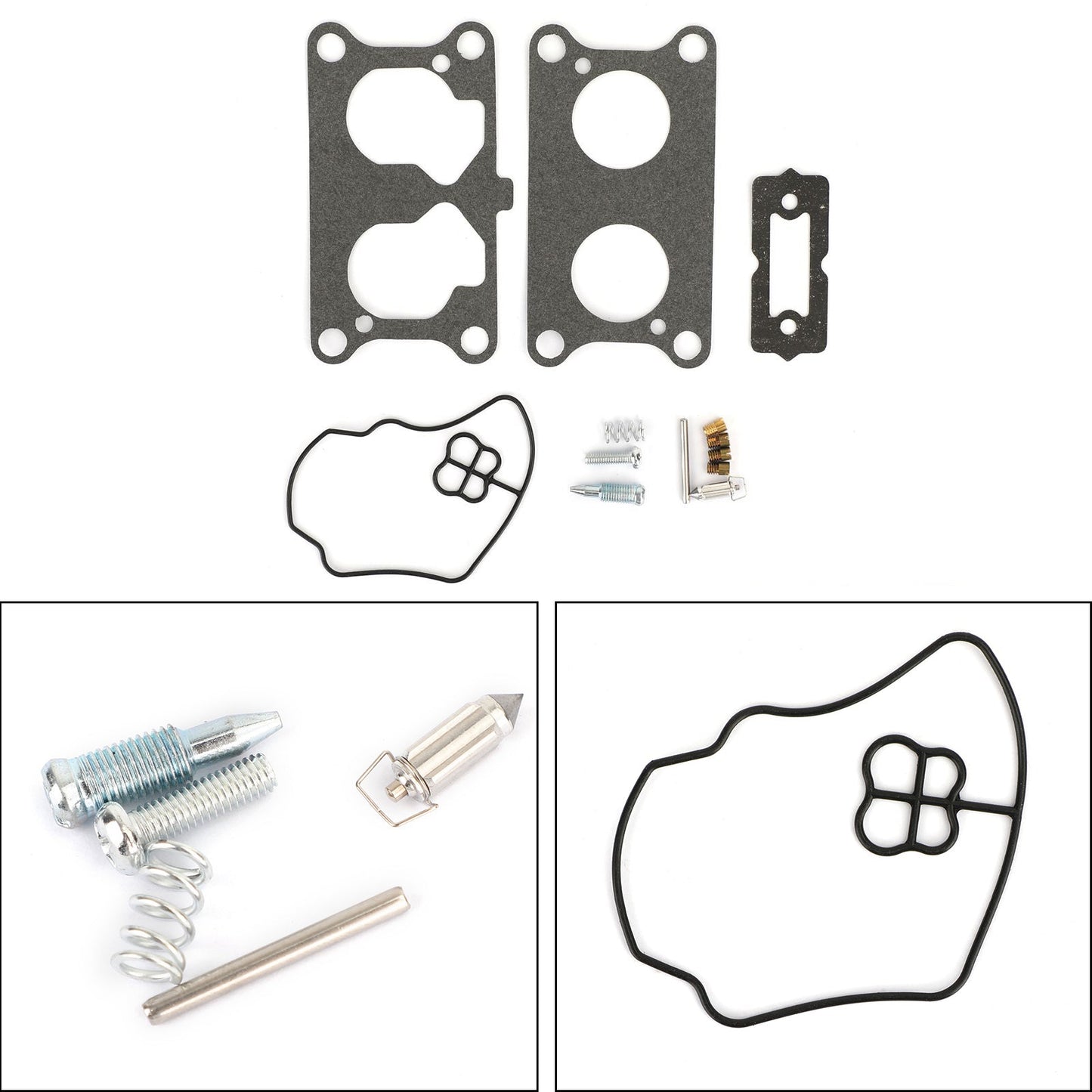 Carburatore Carb Repair Rebuild Kit per 2001-08 Kawasaki Mule 3010 KAF620 EHJK Generico