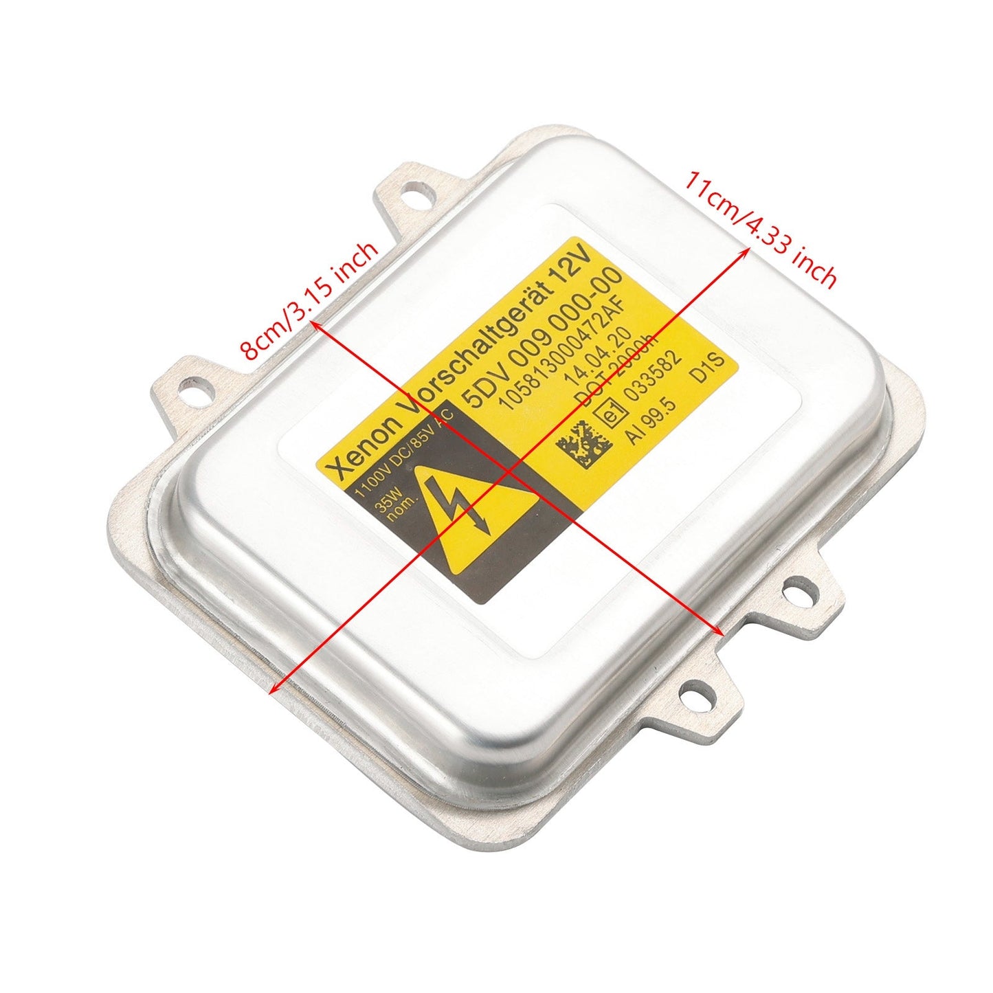 BMW Serie 5 E60 E61 2006-2008 Zavorra per fari allo xeno 5DV009000-00 6937223