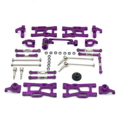 12Pcs Aggiornamenti RC Parti Kit Per Wltoys 144001 144002 124016 124017 124018 124019