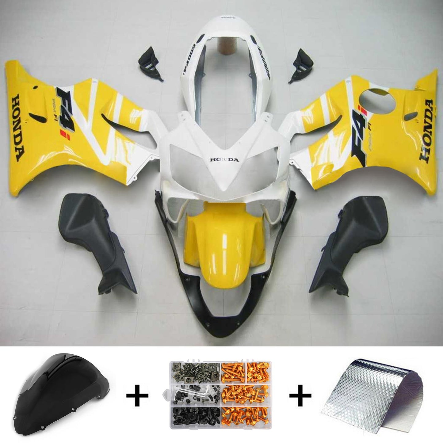 Amotopart Honda CBR600 F4i 2004-2007 Set di travestimento