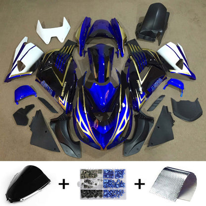 Amotopart Kawasaki ZX14R 2006-2011 Kit carena Carrozzeria Plastica ABS