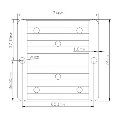 DC-DC 12V-13.8V 10A 138W Step Up Regolatore convertitore di alimentazione Impermeabile