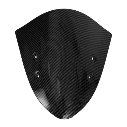 Parabrezza anteriore in carbonio per parabrezza per Kawasaki ER-6N 2009-2014 Generico