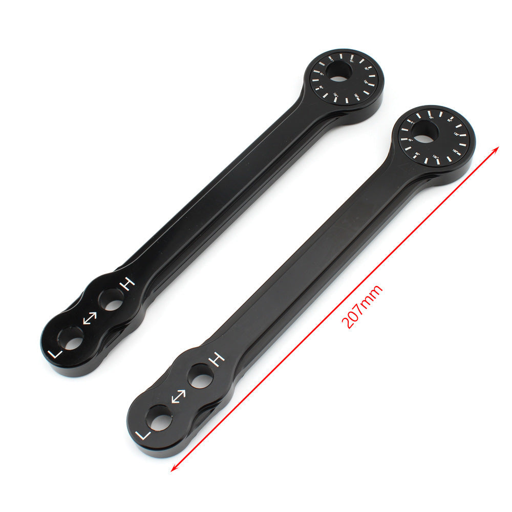 Kawasaki Ninja 400 250 Z400 Z250 13-23 Kit collegamento ribassamento in alluminio CNC 40mm