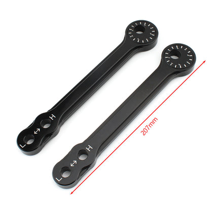 Kawasaki Ninja 400 250 Z400 Z250 13-23 Kit collegamento ribassamento in alluminio CNC 40mm