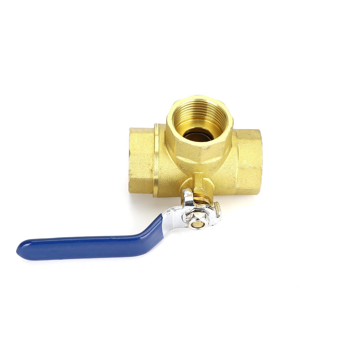 1" valvola a sfera femmina porta L 600 WOG NPT valvola a sfera in ottone filettato impianto idraulico