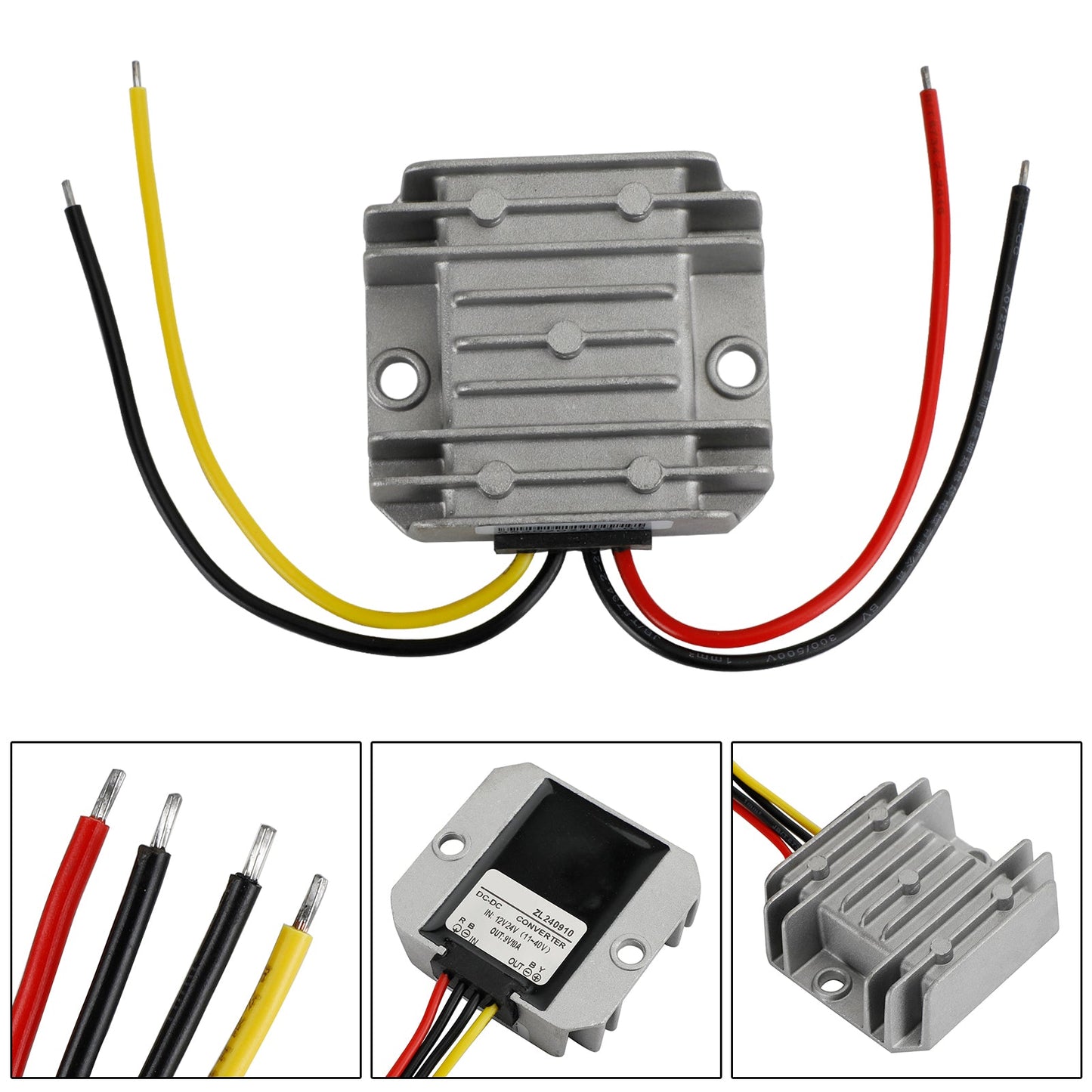 Le migliori offerte per DC 12V/24V To 9V 10A 90W Converter Regulator Power Supply Transformer