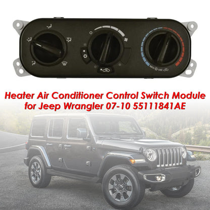 Jeep Wrangler 2007-2010 55111841AE Modulo interruttore di controllo riscaldatore aria condizionata