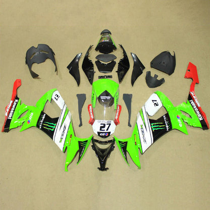 Amotopart Kawasaki ZX10R 2008-2010 Kit carena Carrozzeria Plastica ABS