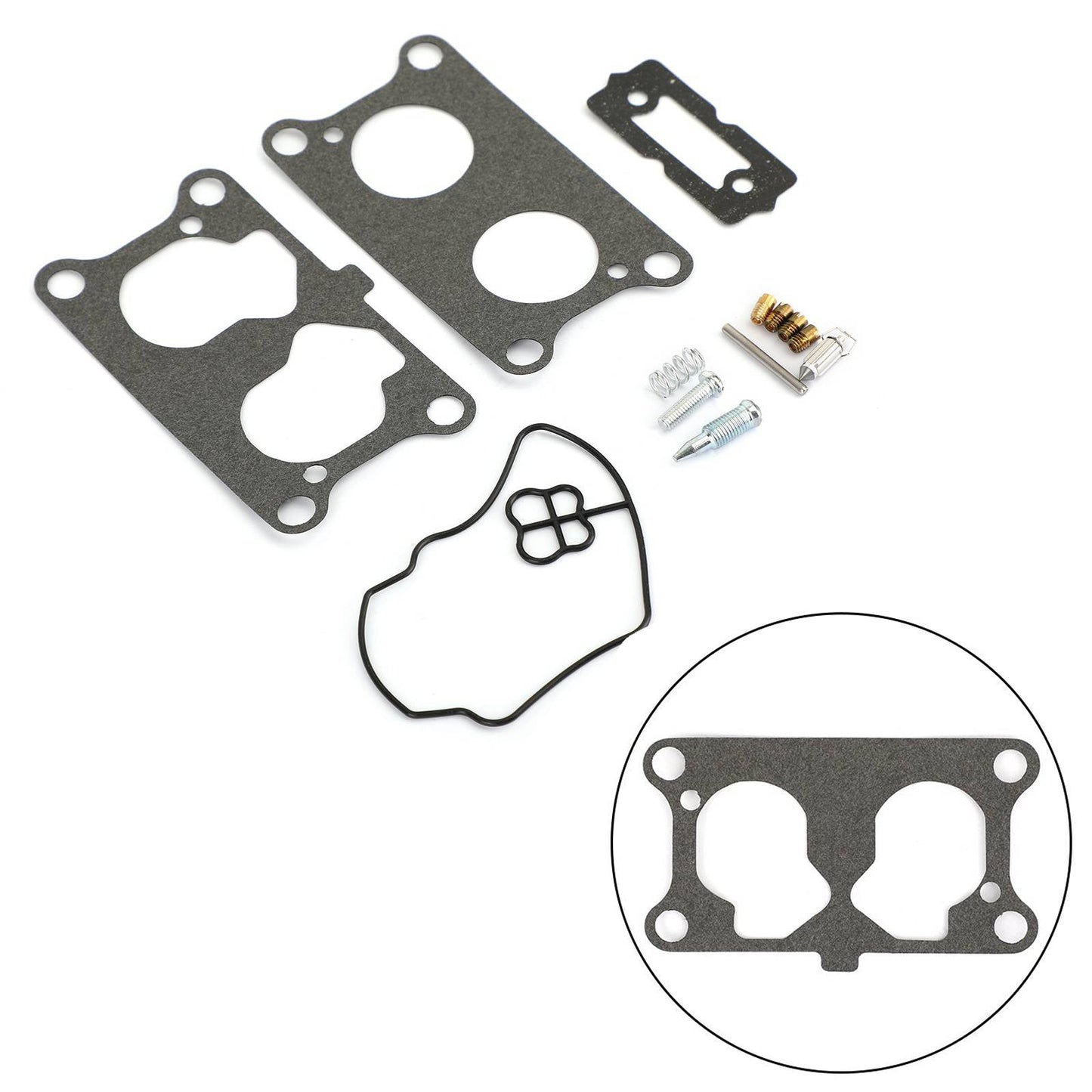 Carburatore Carb Repair Rebuild Kit per 2001-08 Kawasaki Mule 3010 KAF620 EHJK Generico