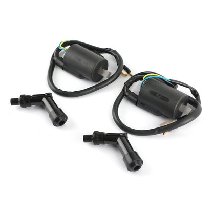 Bobina di accensione + Cappucci candela adatti per Honda CB450K CB450 CL450K CB500T Generico