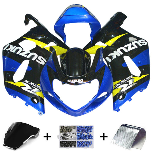 Amotopart Suzuki GSXR600 GSXR750 2001-2003 K1 Kit carena Carrozzeria Plastica ABS