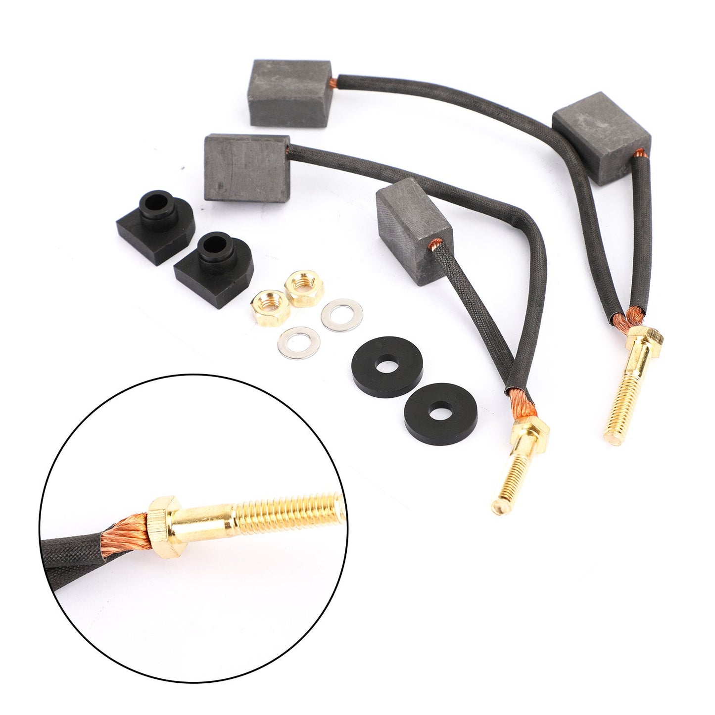 ADC Motor Brush Kit adatto per Club Car EZGO Golf Cart 73120-G25 1021862-01 Generico