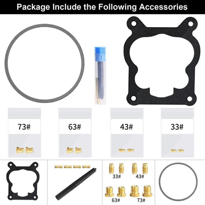 1967-1973 Chevrolet small block Gen I 5,7 L/350 Quadrajet Carburatore 750 CFM 7040007