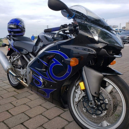 Kit carenatura per Kawasaki ZX6R 636 2000-2002 ZZR600 2005-2008