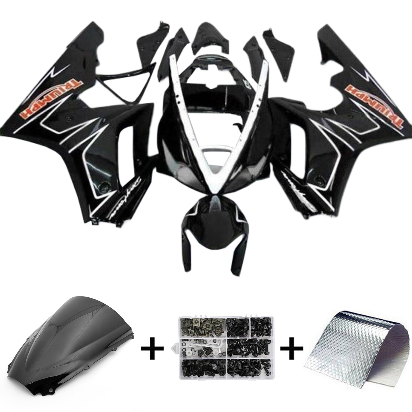 Amotopart Kit Carena Triumph Daytona 675 2006-2008 Carrozzeria Plastica ABS