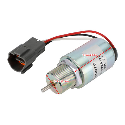 Mitsubishi L3E S3L S4L SA-3725 30A87-20400 Solenoide spegnimento carburante 12V