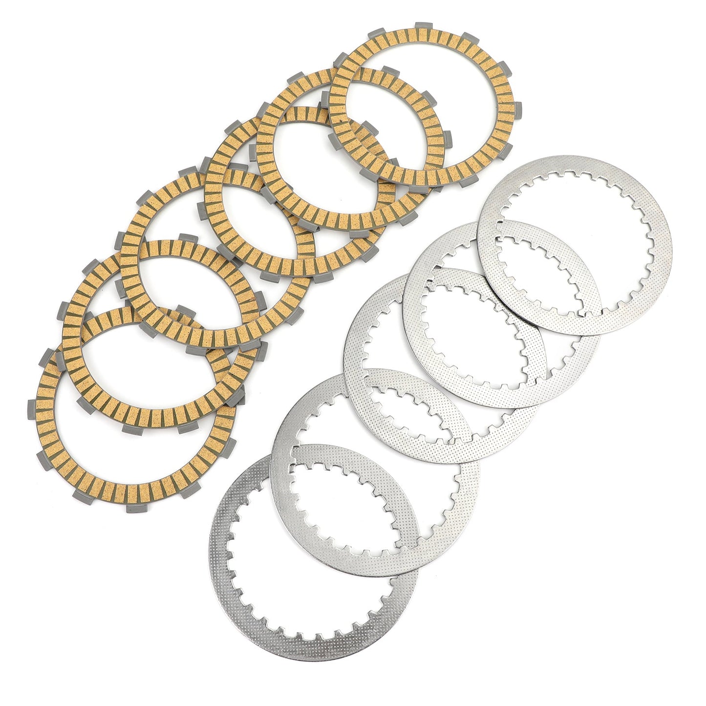 Kit frizione in ferro e dischi di attrito adatti per Honda CB500K CB550 CB550SC CB650SC Generico