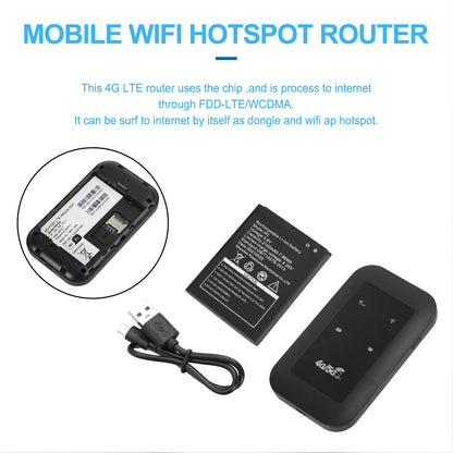 H806 4G LTE UMTS WCDMA Hotspot Router wireless Modem a banda larga mobile WiFi