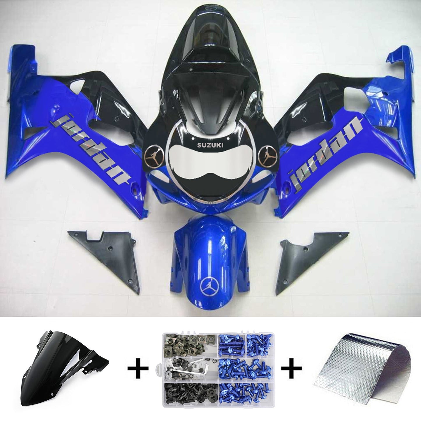 Suzuki GSXR750 2001-2003 Kit carenatura Carrozzeria Plastica ABS