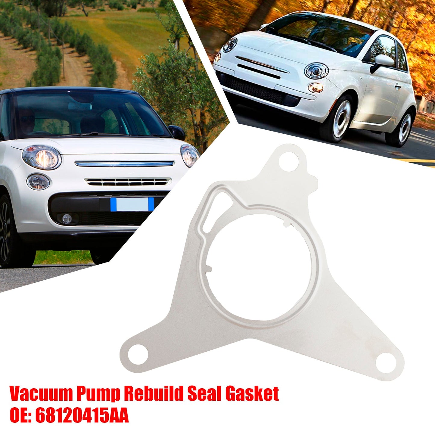 Guarnizione di tenuta per ricostruzione pompa a vuoto per Fiat 500 500X 500L 68120415AA