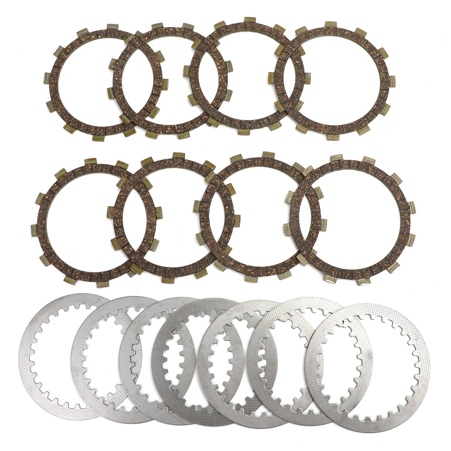 Kit frizione in ferro e dischi di attrito adatti per Yamaha TT500 SR400 SR400SP SR500 generico