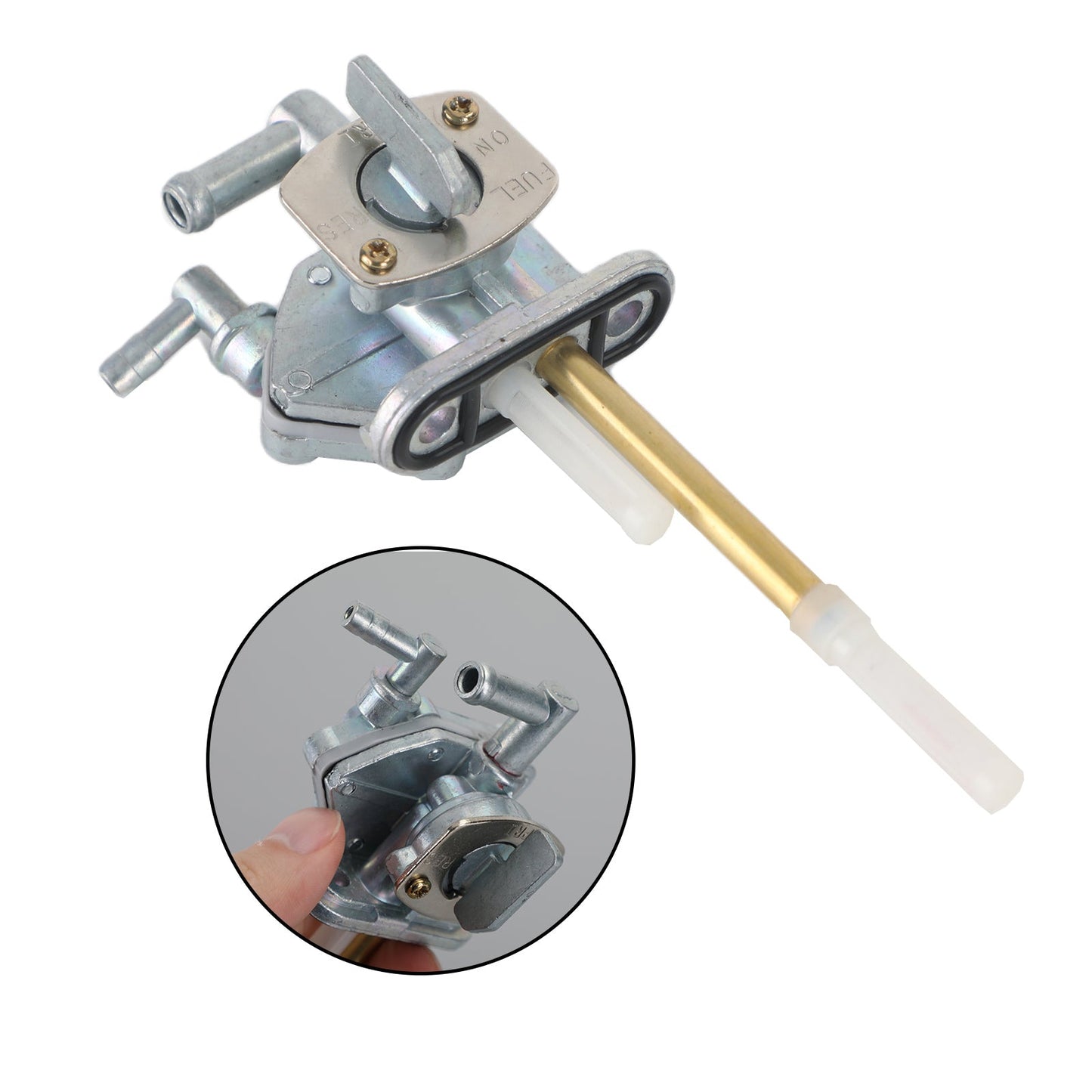 Gas Serbatoio Carburante Rubinetto Valvola Petcock fit per Suzuki DR650 DR650S DR650SE 44300-32E00 Generico