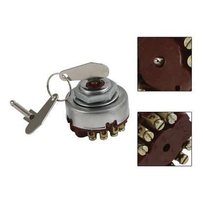 55115731 69115786 Interruttore di accensione con 2 chiavi per serie Zetor UR1 UR2