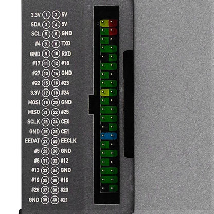 Custodia in alluminio 2021 per Raspberry Pi 4 con pulsante di accensione sicuro per Argon One