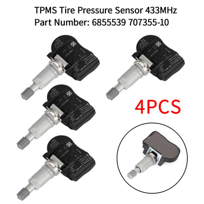 4 sensori TPMS pressione pneumatici 6855539 per BMW 2014-2018 M3 M4 F30/F32 F80/F82 generico