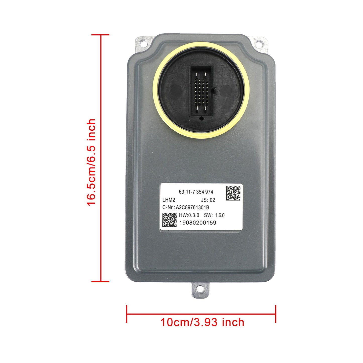 2014-2016 BMW 535d 535dx 550i 550ix Modulo unità di controllo lampadina driver 63117354974