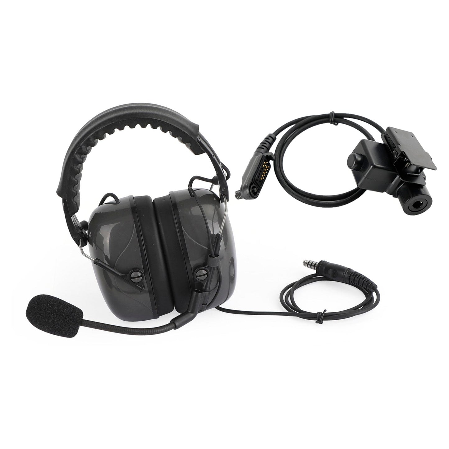 Cuffia regolabile con cancellazione del rumore 7.1-C5 per Hytera PD600 PD602 PD602g PD605