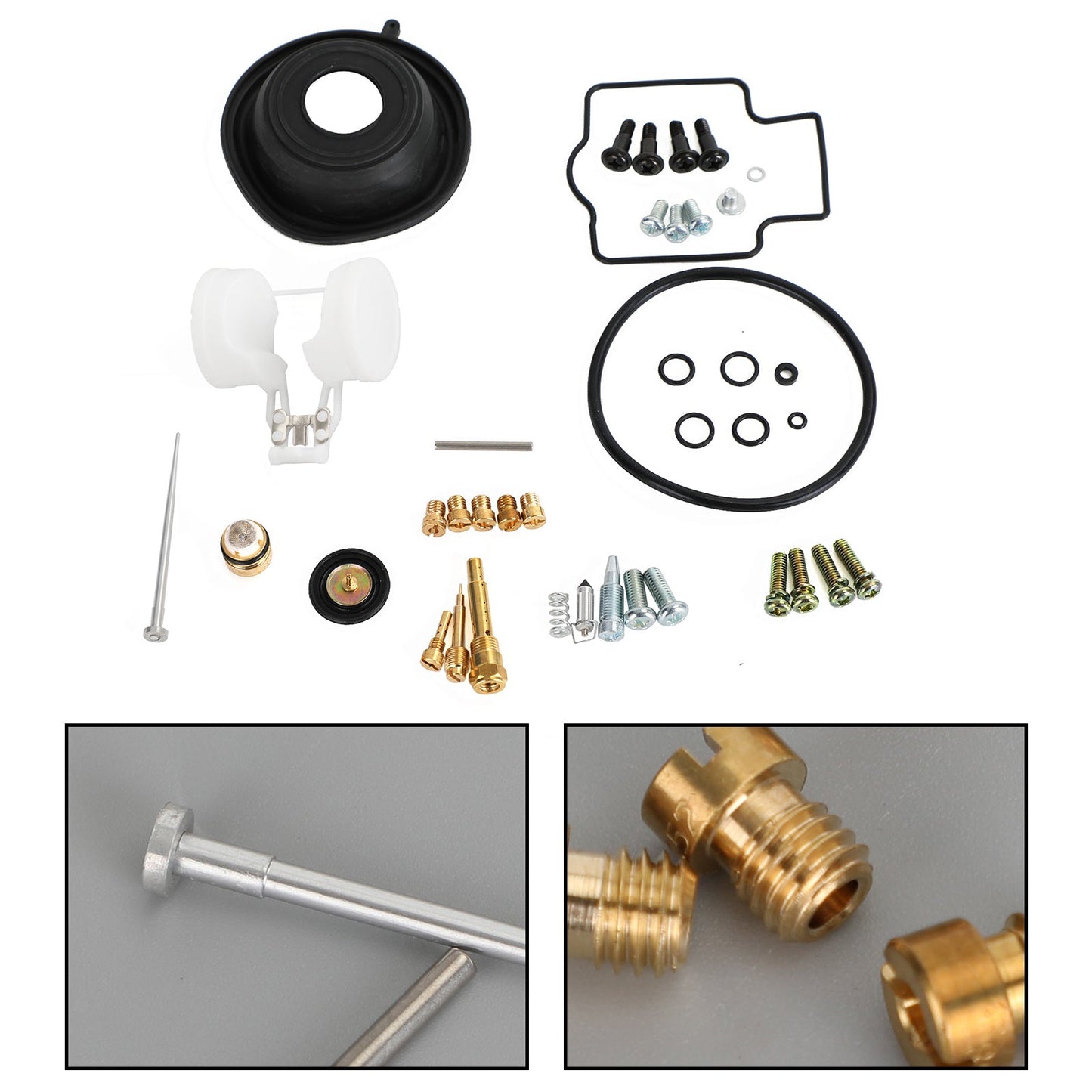 Carburatore Carb Rebuild Kit adatto per Ninja ZX-9R GPZ900R ZX900A/B/C 1994-03 Generico