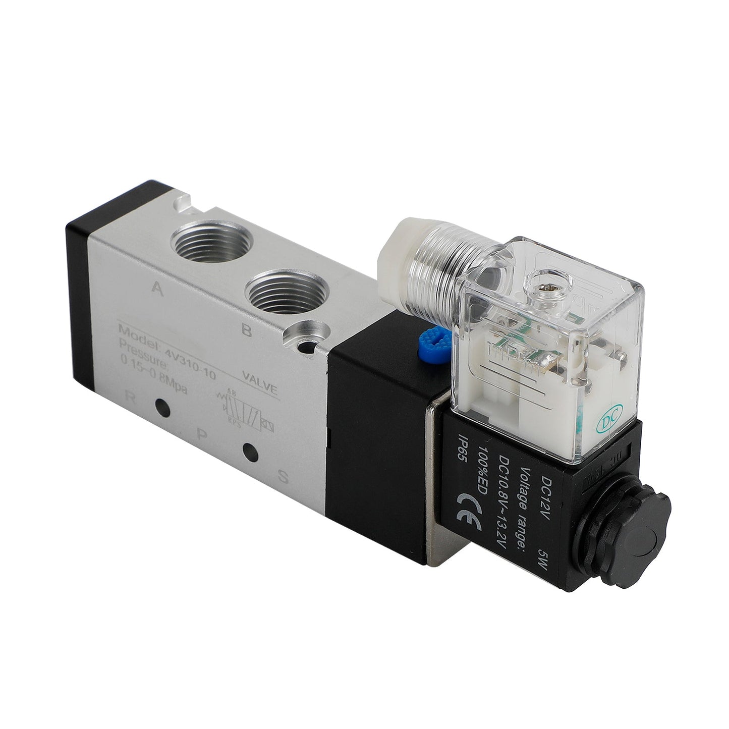 Elettrovalvola elettrica pneumatica a solenoide 4V310-10 2 posizioni 5 vie PT 3/8"
