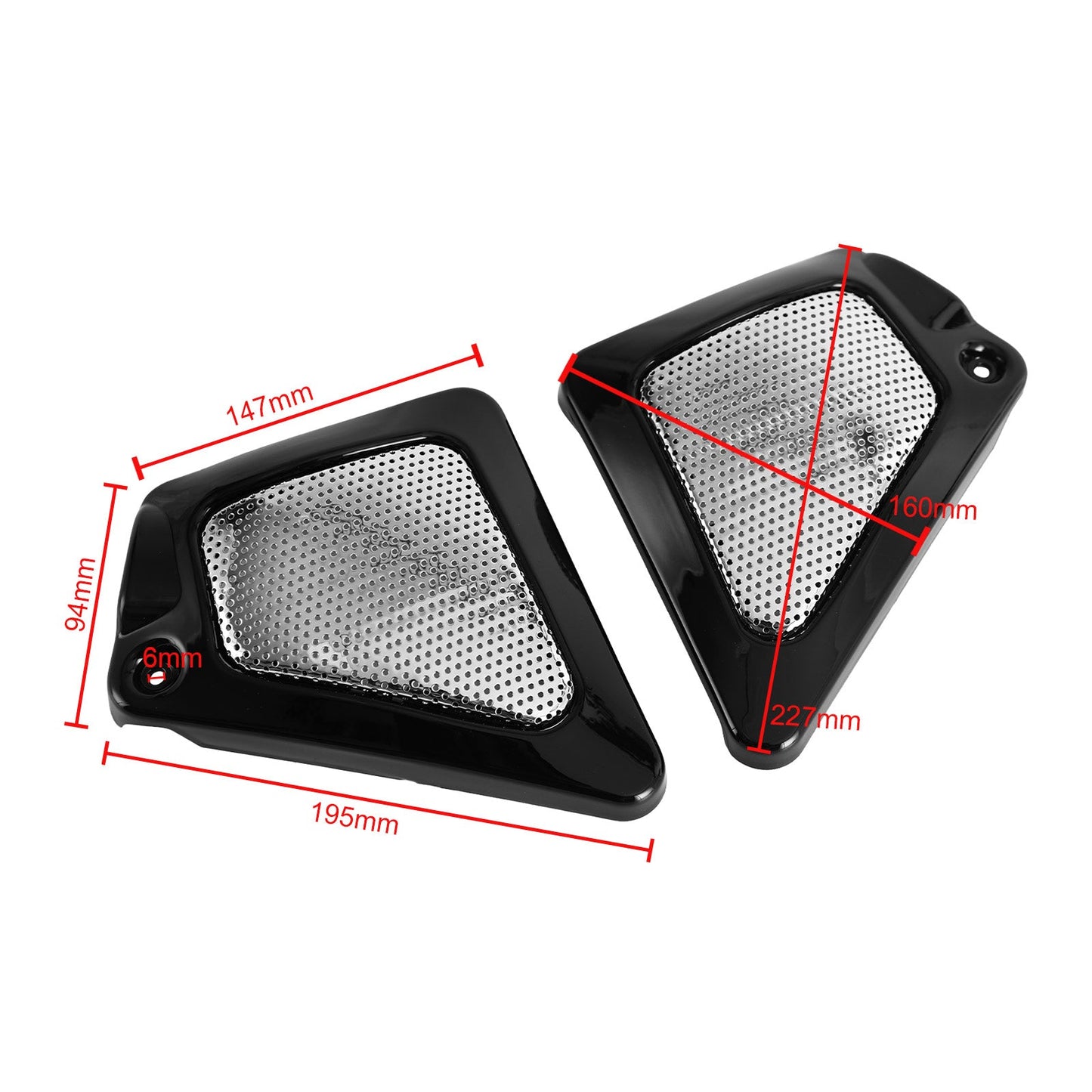 Airbox Frame Neck Side Cover per V-Rod VRSCA Screamin Night Rod Special Generico