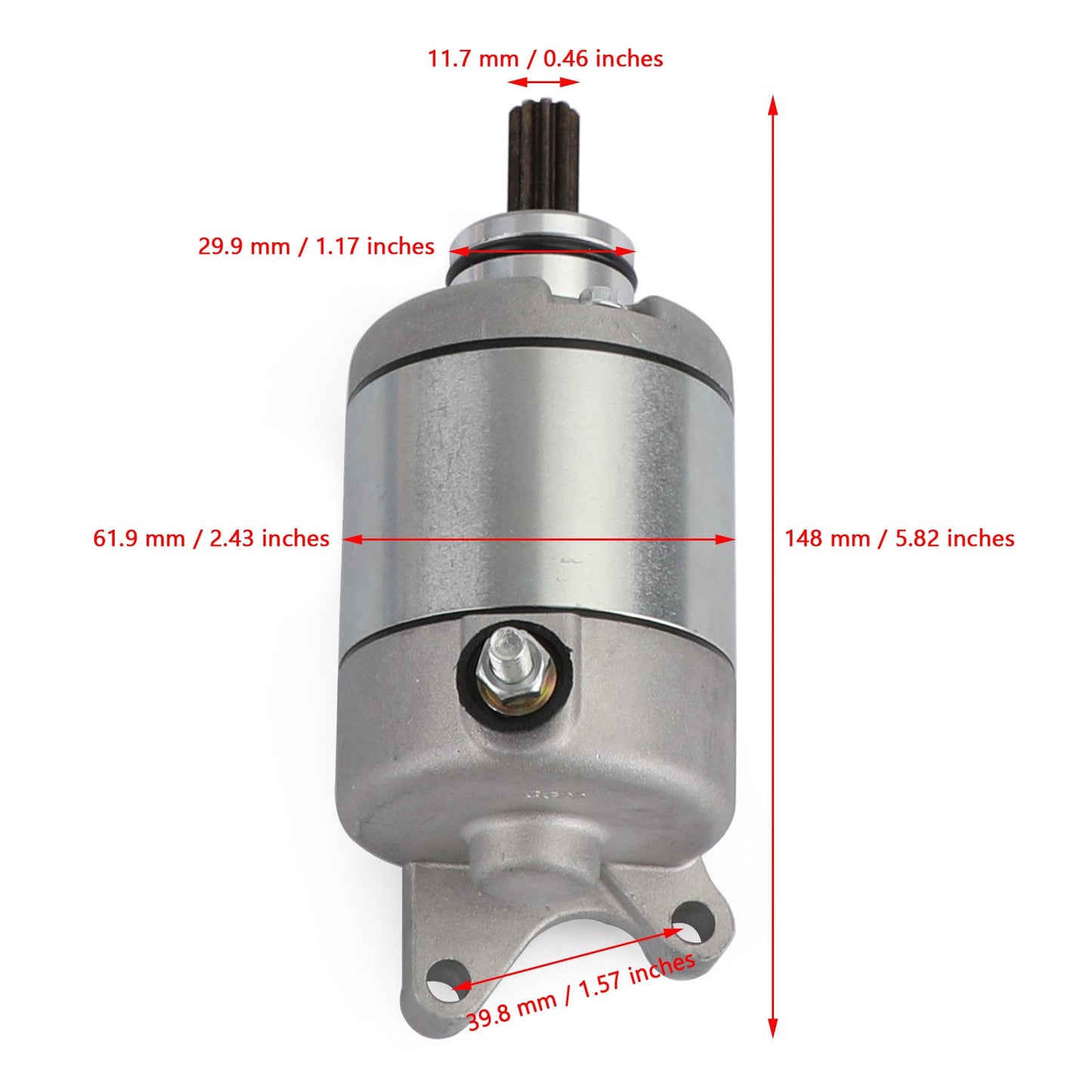 NUOVO AVVIAMENTO CCW 9-SPLINE Fit per Honda CRF250 CRF250X 2004-2019 31200-KSC-671 Generico