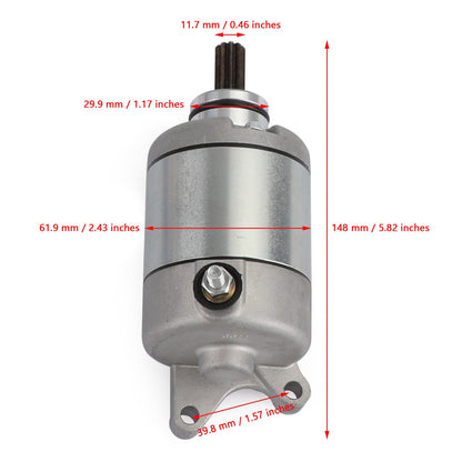 NUOVO AVVIAMENTO CCW 9-SPLINE Fit per Honda CRF250 CRF250X 2004-2019 31200-KSC-671 Generico