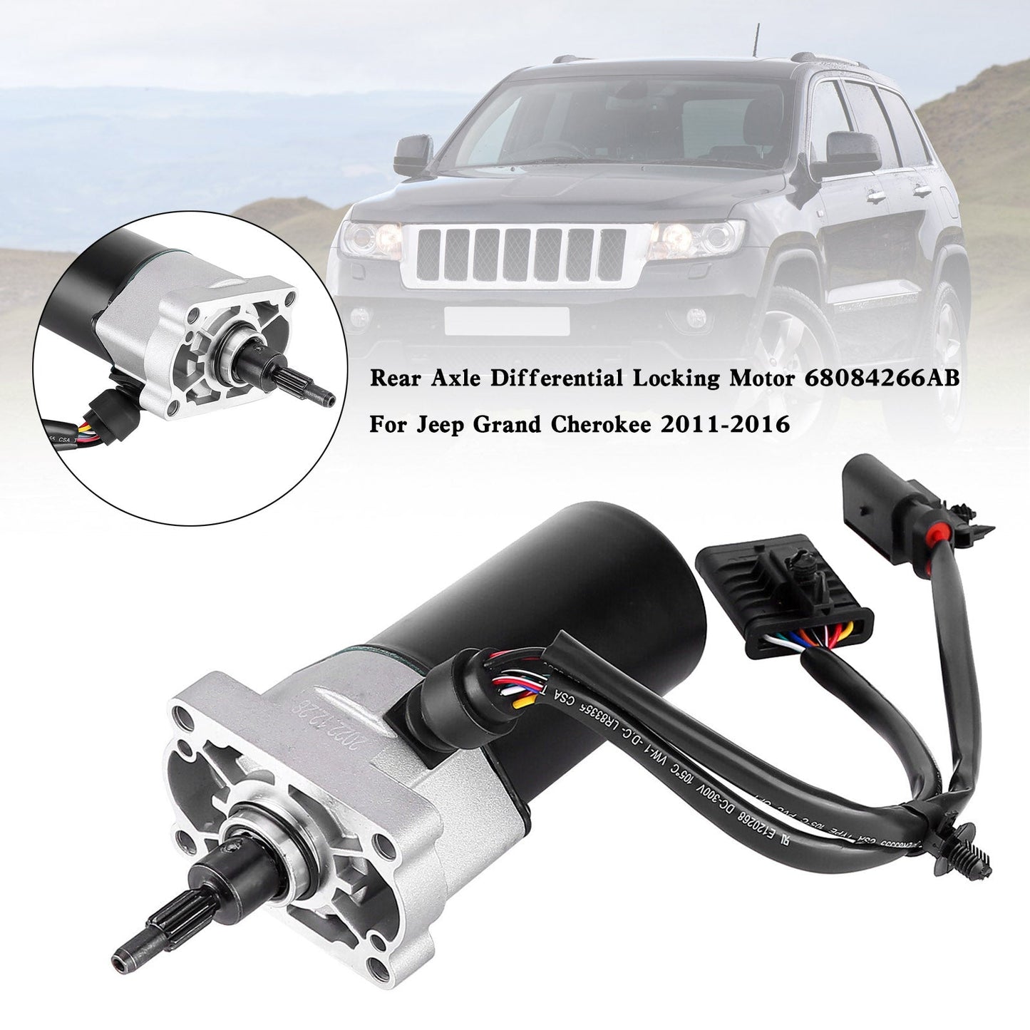 Jeep Grand Cherokee 2011-2016 Motore di bloccaggio del differenziale dell'asse posteriore 68084266AB