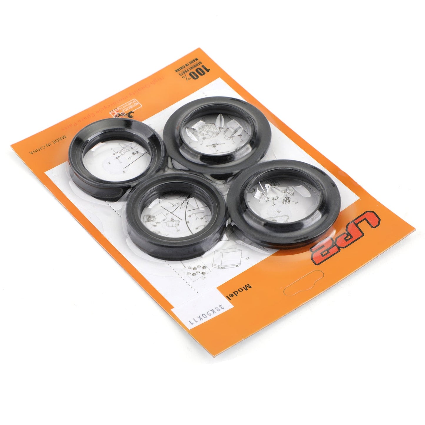 Paraolio forcella anteriore Set polvere d'olio per Honda CR125R 1981 1982 1983 XR250R 1984 1985 Generico