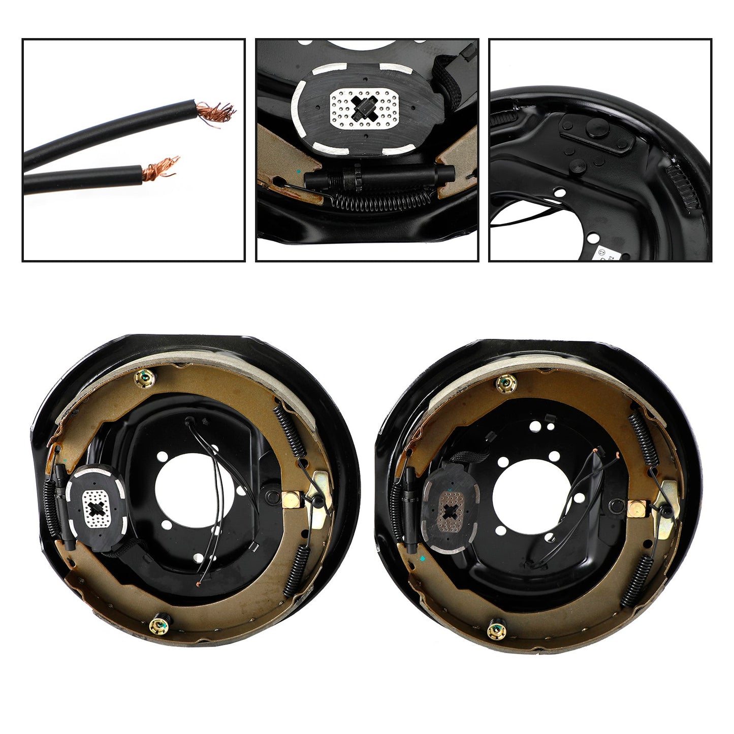 Kit freno elettrico per rimorchio-12"-Assemblaggi sinistro e destro-da 5200 a 7000 libbre
