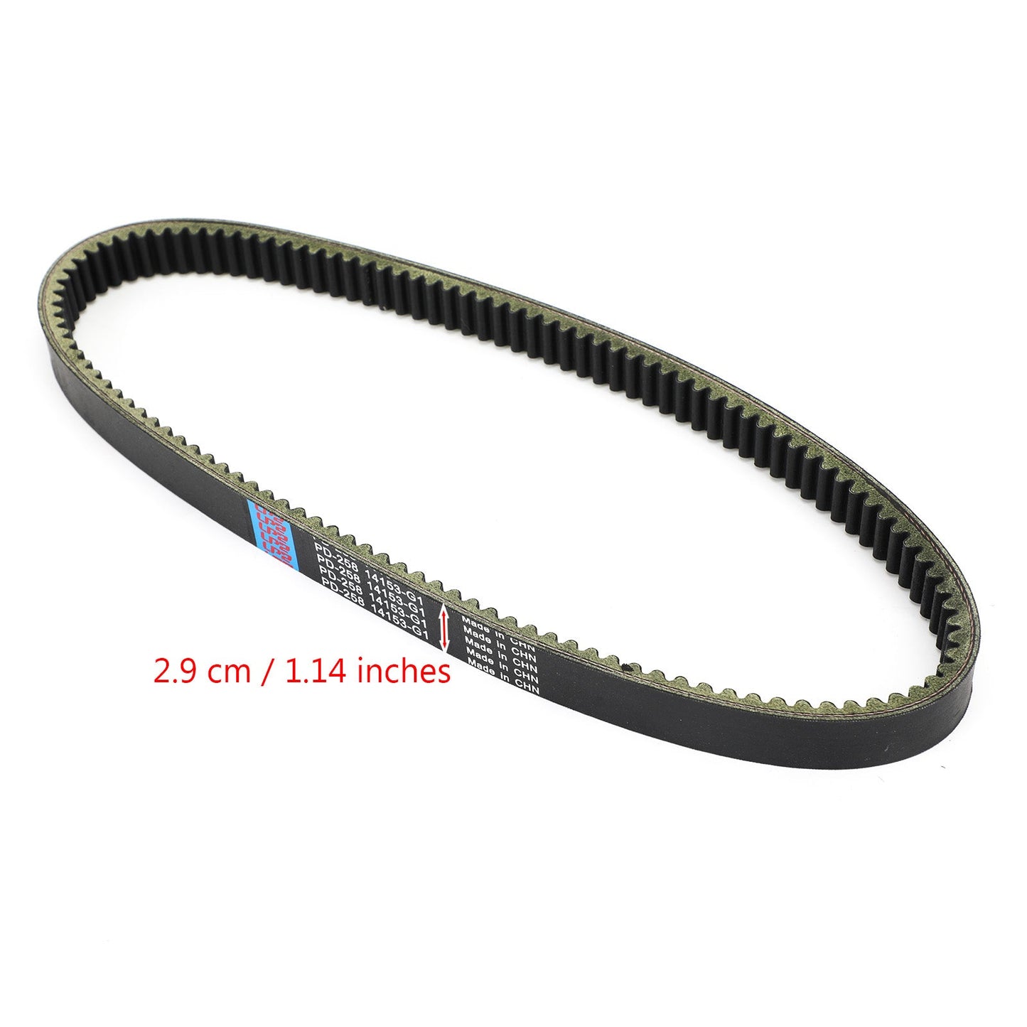 Cinghia di trasmissione dell'azionamento adatta per EZ-GO Marathon 2PG Gas 2 cicli 69-87 14153G1 Generico