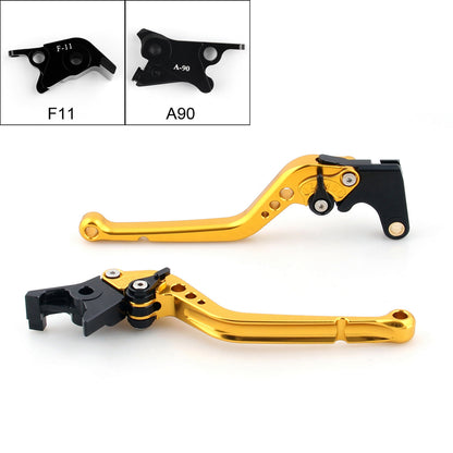 Leve freno frizione lunghe per KTM 690 Duke R 2014-2016 (F11/A90) nere generiche