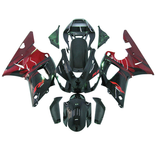 Kit carenatura adatto per YAMAHA YZF R1 1998-1999 nero generico