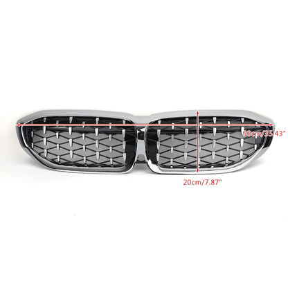 Griglia Diamond Style per BMW Nuova Serie 3 G20 Racing Chrome Front Rene Grille Generico