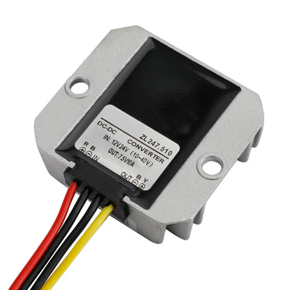 DC 12V/24V A 7.5V 10A 75W Convertitore Regolatore Alimentatori Trasformatore