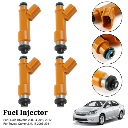 4PCS Iniettore di carburante 23209-0H050 Fit Toyota Camry 2.4L 2003-2011 23209-28060