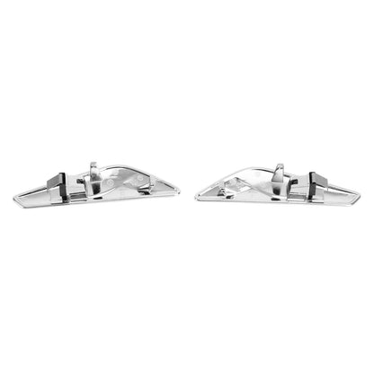 Coppia finiture cromate per parafanghi anteriori 51117338569/570 per BMW F25 F26 X3 generico