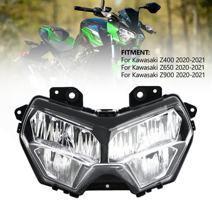 Faro Protezione Della Copertura Della Protezione Haddlamp Kit Per Kawasaki Z400 650 900 20-22 Fumo Generico